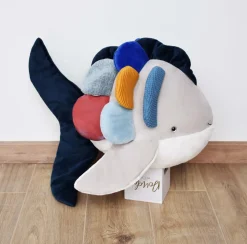 Histoire d'Ours Trésors Marins^Peluche Poisson Arc-en-ciel - 50 cm