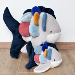 Histoire d'Ours Trésors Marins^Peluche Poisson Arc-en-ciel - 50 cm