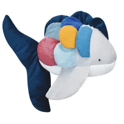 Histoire d'Ours Trésors Marins^Peluche Poisson Arc-en-ciel - 50 cm