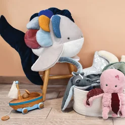 Histoire d'Ours Trésors Marins^Peluche Poisson Arc-en-ciel - 50 cm