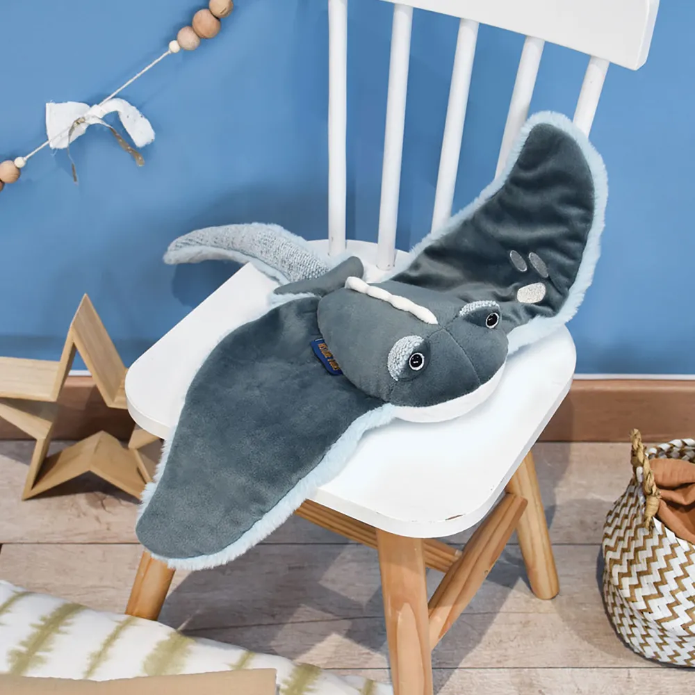 Histoire d'Ours Les Peluches Géantes^Peluche Poisson Raie Manta - 50 cm
