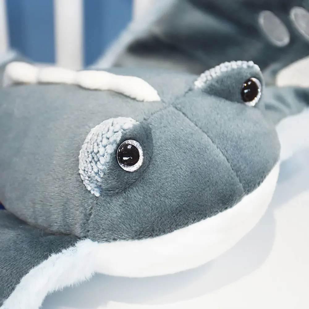 Histoire d'Ours Les Peluches Géantes^Peluche Poisson Raie Manta - 50 cm