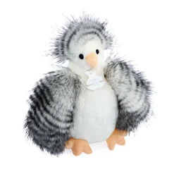 Histoire d'Ours Autres Animaux De La Ferme^Peluche Poule " Poulette " he et grise - 20 cm