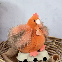 Histoire d'Ours Autres Animaux De La Ferme^Peluche poule "Poulette" - - 20 cm