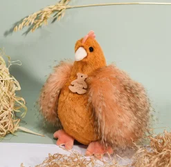Histoire d'Ours Autres Animaux De La Ferme^Peluche poule "Poulette" - - 20 cm