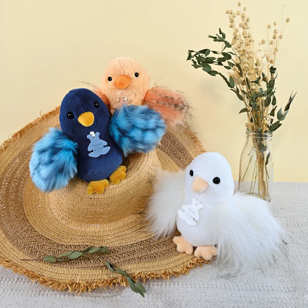 Histoire d'Ours Autres Animaux De La Ferme^Peluche poussin ( modèle aléatoire ) - 15 cm