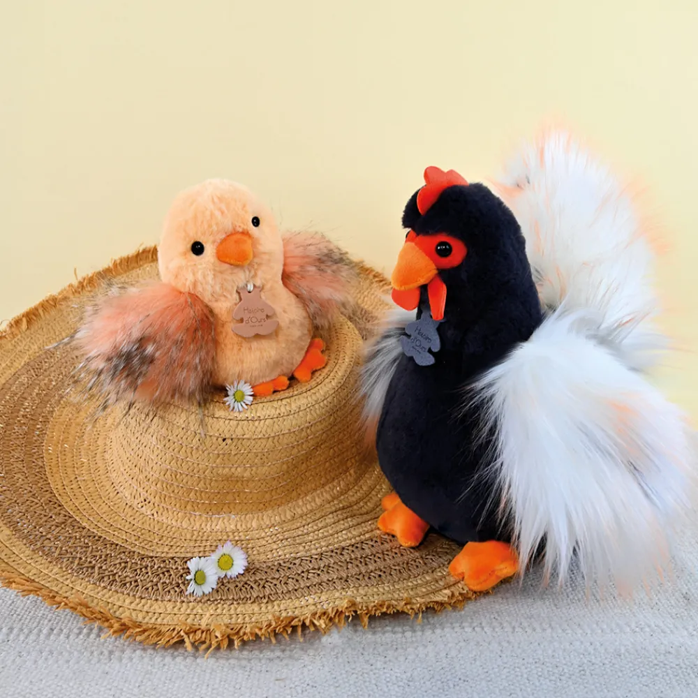 Histoire d'Ours Autres Animaux De La Ferme^Peluche poussin ( modèle aléatoire ) - 15 cm