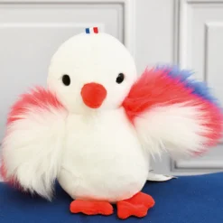 Histoire d'Ours Autres Animaux De La Ferme^Peluche poussin - 15 cm - Fabriqué en France