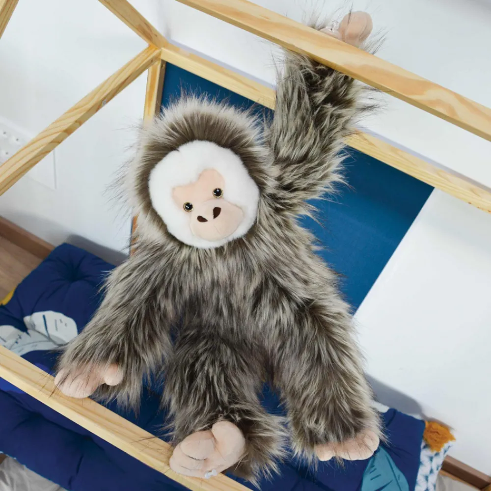 Histoire d'Ours Dans La Forêt Tropicale^Peluche Singe Marron - 45 cm