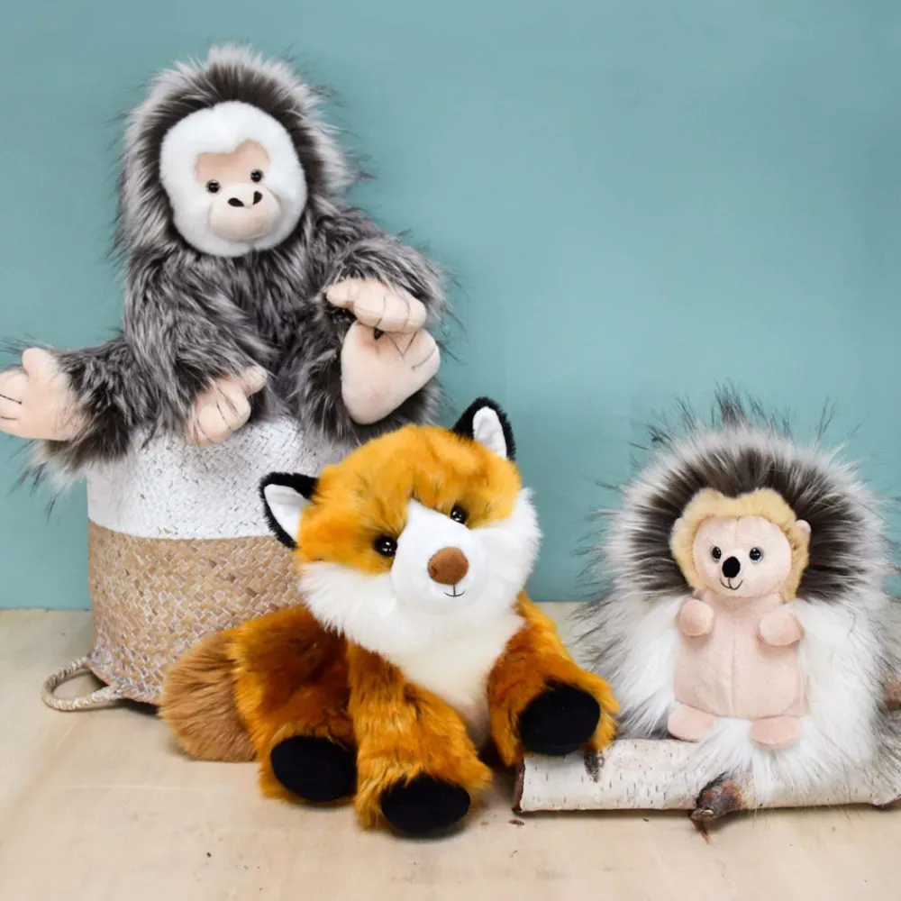 Histoire d'Ours Dans La Forêt Tropicale^Peluche Singe Marron - 45 cm