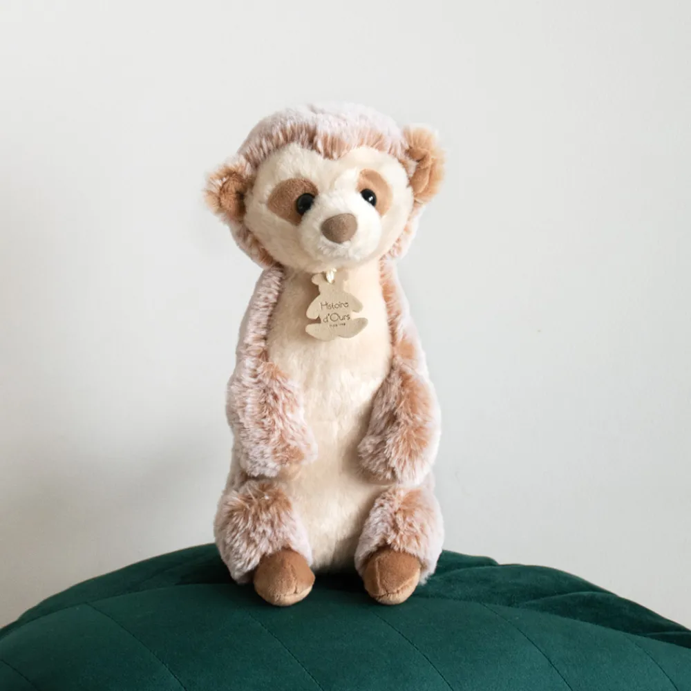 Histoire d'Ours Dans La Savane^Peluche Suricate Beige - 25 cm