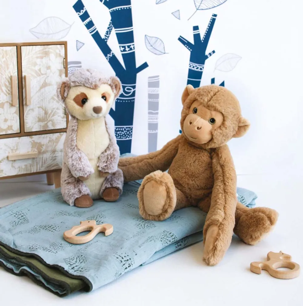Histoire d'Ours Dans La Savane^Peluche Suricate Beige - 25 cm