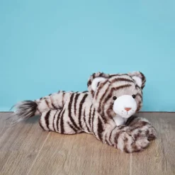 Histoire d'Ours Dans La Forêt Tropicale^Peluche Tigre Beige - 25 cm