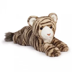 Histoire d'Ours Dans La Forêt Tropicale^Peluche Tigre Beige - 35 cm
