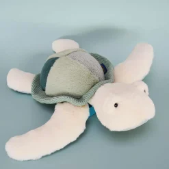 Histoire d'Ours Trésors Marins^Peluche Tortue de Mer Verte- 40 cm