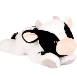 Histoire d'Ours Autres Animaux De La Ferme^Peluche vache - 40 cm - Les Allongés Stretch