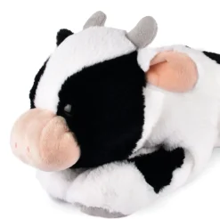 Histoire d'Ours Autres Animaux De La Ferme^Peluche vache - 40 cm - Les Allongés Stretch