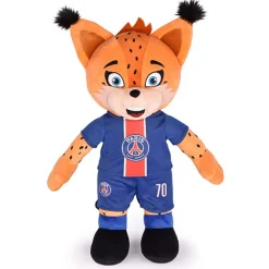 Histoire d'Ours Collection X Psg^Peluche XXL PSG Mascotte Officielle - Germain Le Lynx 50 cm