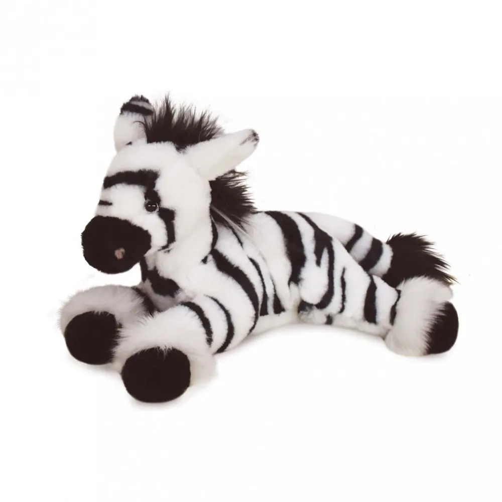 Histoire d'Ours Dans La Savane^Peluche Zèbre et noir - 25 cm
