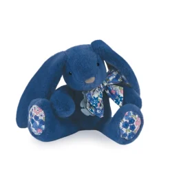 Histoire d'Ours Les Lapins|Autres Animaux De La Ferme^Petite peluche lapin bleu- 20 cm