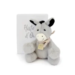 Histoire d'Ours Autres Animaux De La Ferme^Petite peluche Âne foulard - 14 cm