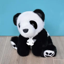 Histoire d'Ours Dans La Forêt Tropicale^Petite peluche Panda et blanc - 17 cm