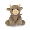 Histoire d'Ours Autres Animaux De La Ferme^Petite Peluche Vache foulard - 14 cm