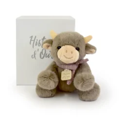 Histoire d'Ours Autres Animaux De La Ferme^Petite Peluche Vache foulard - 14 cm