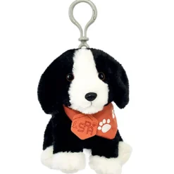 Histoire d'Ours Collection X Spa^Porte clé - Bijou de sac X SPA - Chien et blanc 13 cm