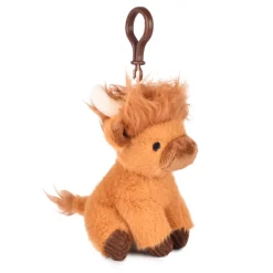 Histoire d'Ours Autres Animaux De La Ferme^Porte clé Peluche vache ecossaise - Puy du Fou - 15 cm