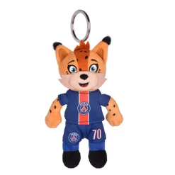 Histoire d'Ours Collection X Psg^Porte clé PSG - Mascotte Germain Le Lynx -15 cm
