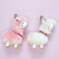 Histoire d'Ours Les Féeriques^Porte-Clé Peluche Lama - 16 cm