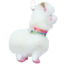 Histoire d'Ours Les Féeriques^Porte-Clé Peluche Lama - 16 cm