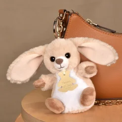 Histoire d'Ours Les Lapins^Porte-clés lapin - 12 cm - Les doux stretch