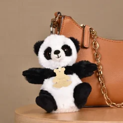 Histoire d'Ours Dans La Forêt Tropicale^Porte-clés panda et blanc - 12 cm - Les doux stretch