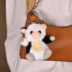Histoire d'Ours Autres Animaux De La Ferme^Porte-clés vache he - 12 cm - Les doux stretch