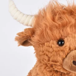 Histoire d'Ours Autres Animaux De La Ferme^Vache ecossaise en peluche - Puy du Fou - 20 cm